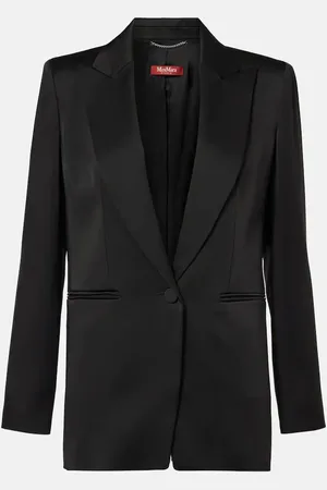 Max Mara Blazer Galazia de satén