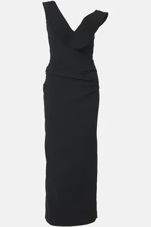 MATICEVSKI Vestido largo Requiem con volantes