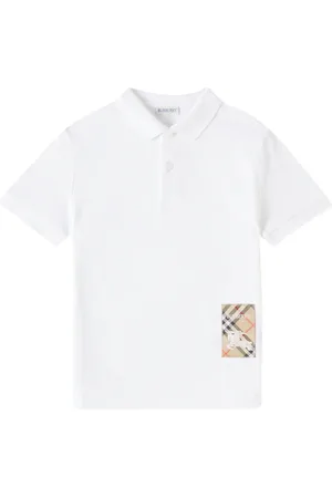 Burberry Polo de algodón con EKD