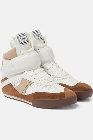 Chloé Chloé Zapatillas altas Chloé Kick con piel