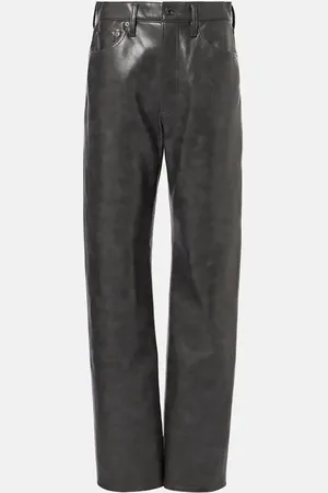 AGOLDE Pantalones Kelly de mezcla de piel