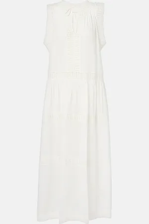 ULLA JOHNSON Vestido de playa Thalia de algodón
