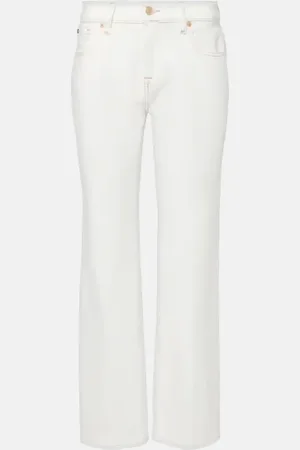 7 for all Mankind Jeans rectos de tiro alto