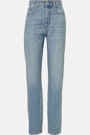 Sportmax Jeans rectos Tasso de tiro alto