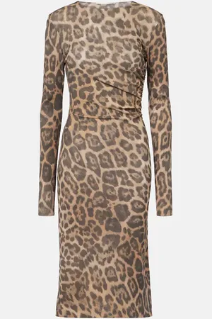 Stella McCartney Vestido midi estampado