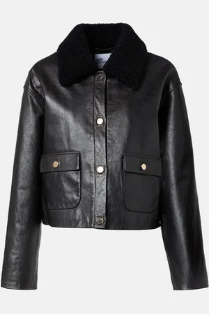 Self-Portrait Chaqueta de piel con borrego