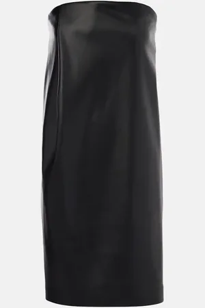 Sportmax Vestido corto Locarno de piel sintética