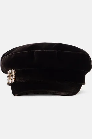Roger Vivier Gorra de terciopelo