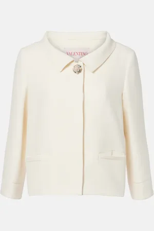 VALENTINO Chaqueta de crepé couture