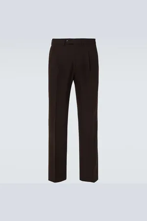 Saman Amel Pantalones anchos Amo de sarga de lana