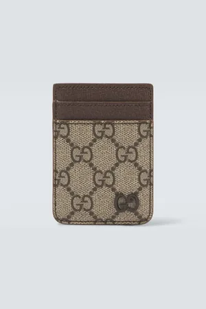 Gucci Tarjetero de lona GG