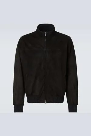 Thom Sweeney Chaqueta bomber de ante
