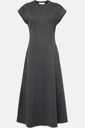 Proenza Schouler White Label vestido midi Melanie de mezcla de algodón