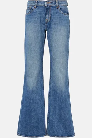7 for all Mankind Jeans flared Mankind de tiro alto
