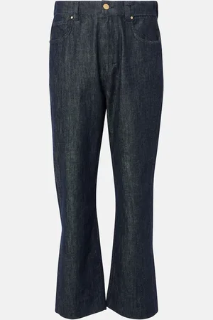 Max Mara Jeans rectos Terra de tiro alto