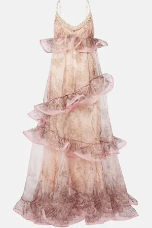 ZIMMERMANN Vestido de fiesta Crush de organza de seda