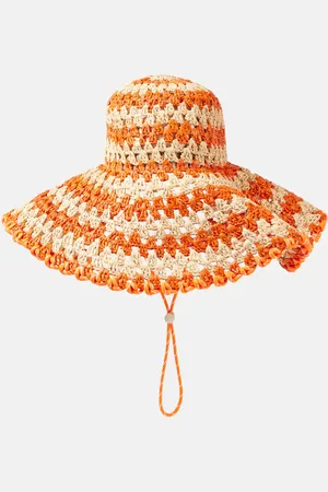 ALÉMAIS Alémais Sombrero Flame de rafia
