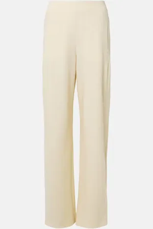 Fforme Pantalones anchos Larissa de mezcla de lana