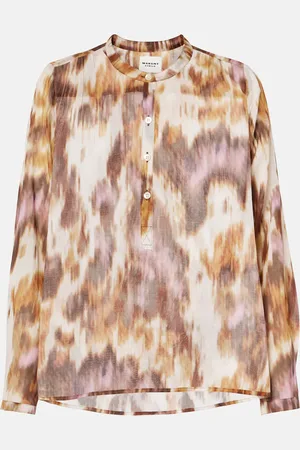 Marant Etoile Top Maria de algodón estampado