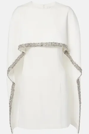 Roland Mouret Vestido corto de satén adornado