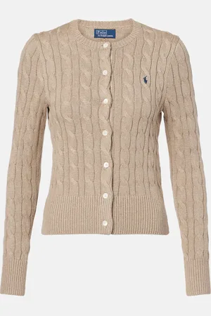 Ralph Lauren Cárdigan trenzado de algodón