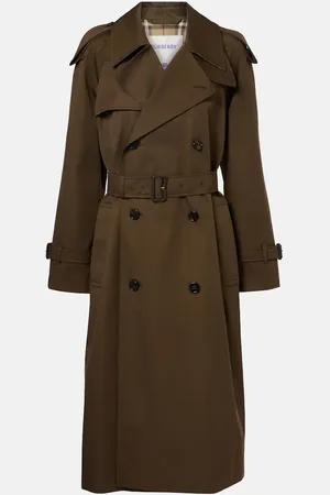 Burberry Gabardina cruzada de algodón