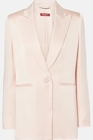 Max Mara Blazer Galazia de satén