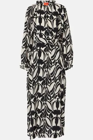 La DoubleJ Vestido camisero Cerere de seda