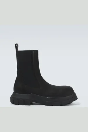 Rick Owens Botas chelsea Beatle Tractor de ante