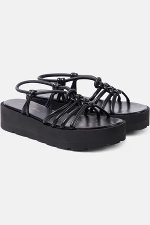 Gianvito Rossi Sandalias con plataforma Hebe de piel