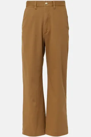 Ralph Lauren Pantalones chinos cropped de mezcla de algodón