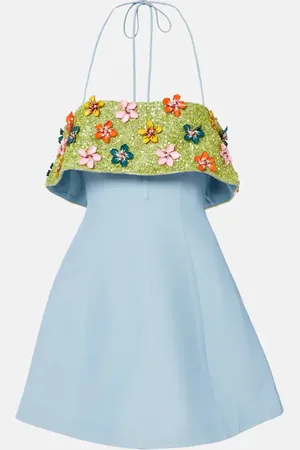ALÉMAIS Alémais Vestido corto Yasmine adornado
