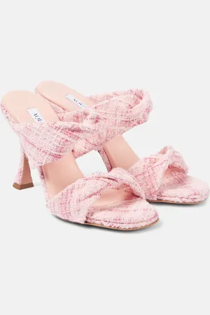 Aquazzura Mules Twist 95 de tweed