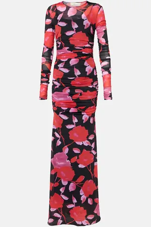 BLUMARINE Vestido largo Fine Jer estampado