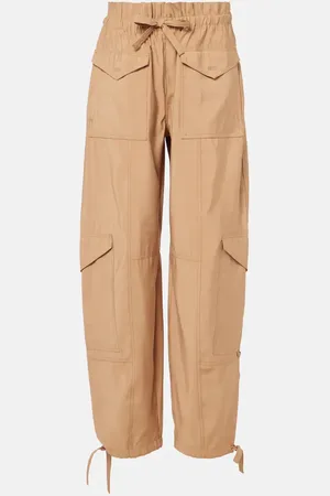 Ganni Pantalones anchos de tiro alto