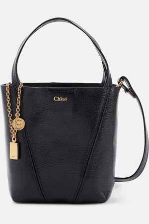 Chloé Chloé Bolso Spin Small de piel