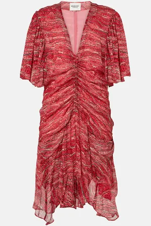 Marant Etoile Vestido corto Vivienne de chifón