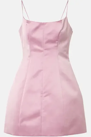 BLUMARINE Vestido corto de satén duquesa