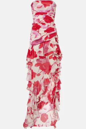 BLUMARINE Vestido largo Georg asimétrico