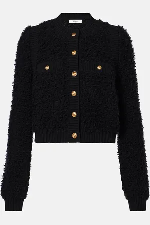 Chloé Chloé Chaqueta cropped de tweed