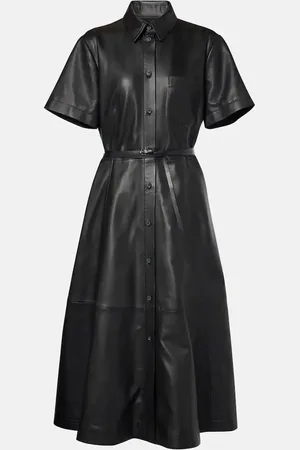 Altuzarra Vestido camisero Kiera de piel