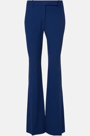 Alexander McQueen Pantalones flared de tiro alto