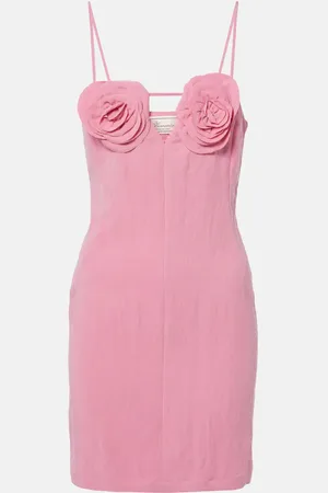 BLUMARINE Vestido corto con bordado floral