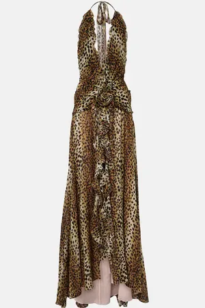 BLUMARINE Vestido largo Georg estampado