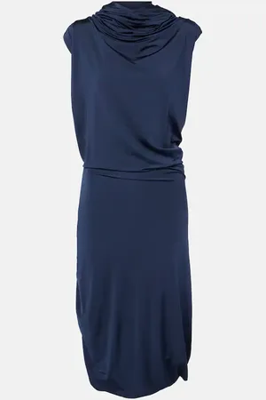 MAGDA BUTRYM Vestido midi de jersey con capucha