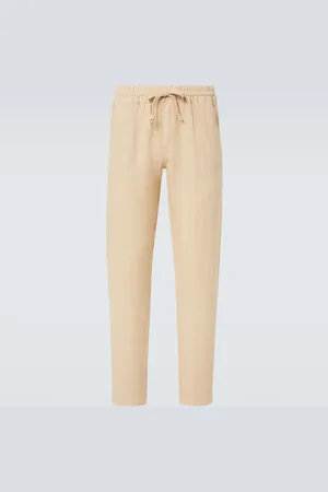 FEDELI Pantalones rectos de lino