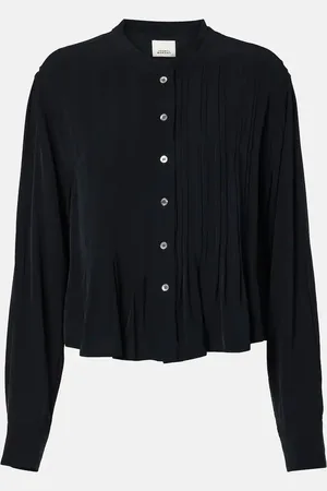 Isabel Marant Blusa Adzara de chifón
