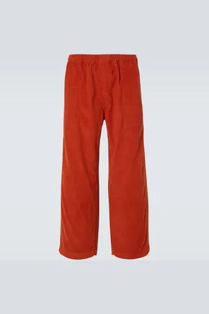 BODE Pantalones rectos de pana de algodón