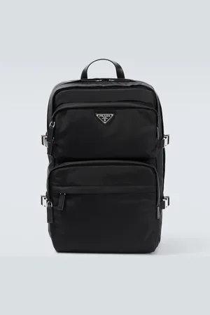 Prada Mochila de Re-Nylon y piel Saffiano