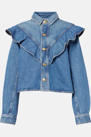 ULLA JOHNSON Camisa Mathilde de denim